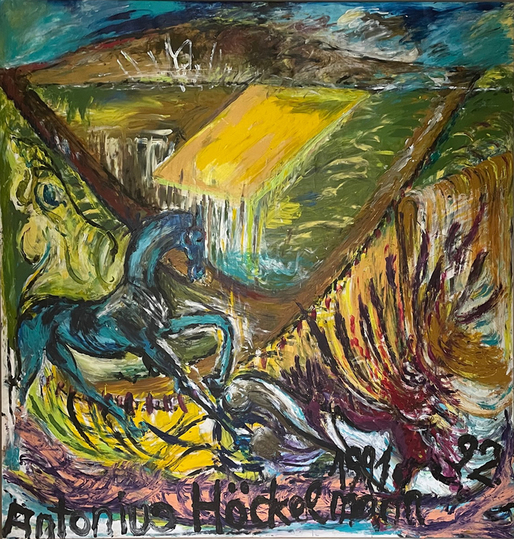Antonius Höckelmann, Das blaue Fohlen, 1991/92